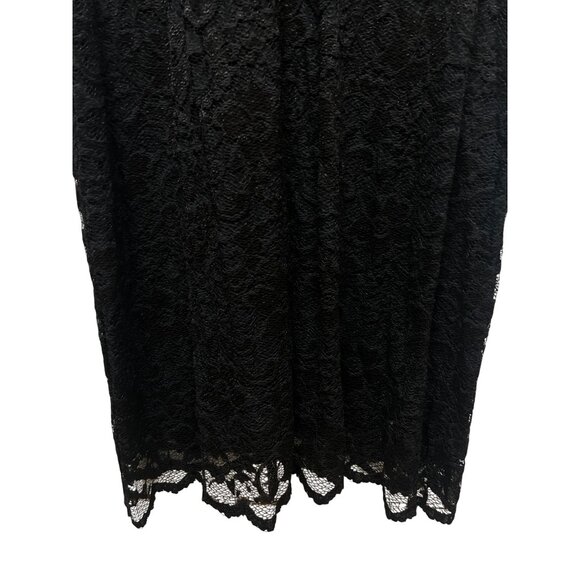 Karen Kane NWT Black Lace Scalloped Sheath Dress - Picture 6 of 10